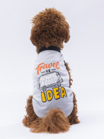 Köpek Gri Travel Tişört