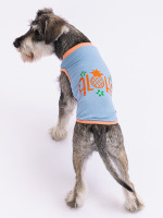 Köpek Mavi Aloha T-shirt